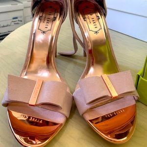 Hanma Nude Ted Baker London Heels Size US 7.5
